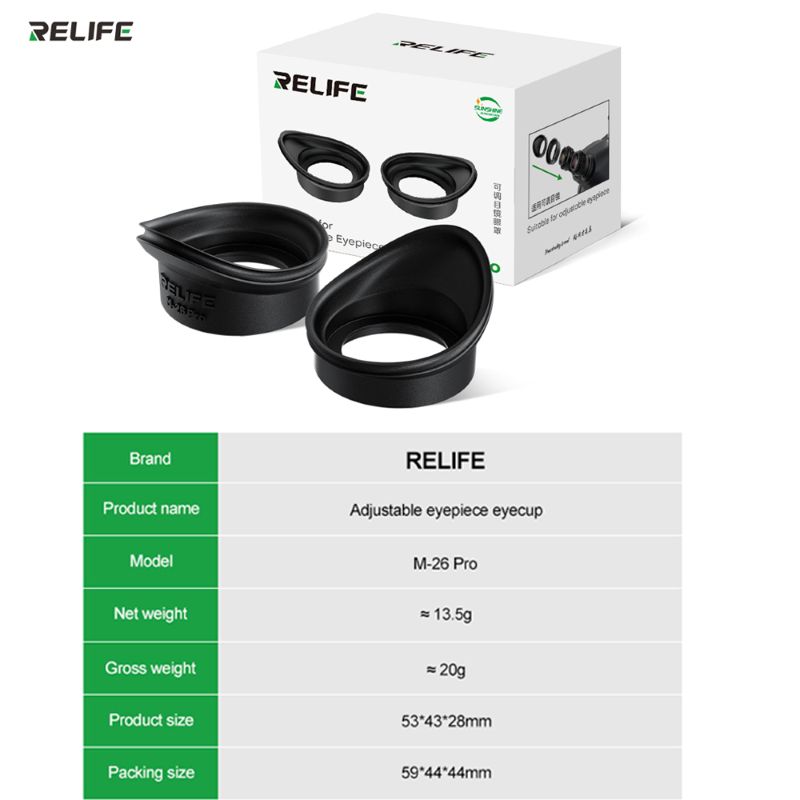 RELIFE M 26 PRO MICROSCOPE EYECUP 09