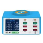 Relife RL-309AW 8-Ports Smart Digital Display QC3.0 PD Fast Charger Station with Wireless Charging