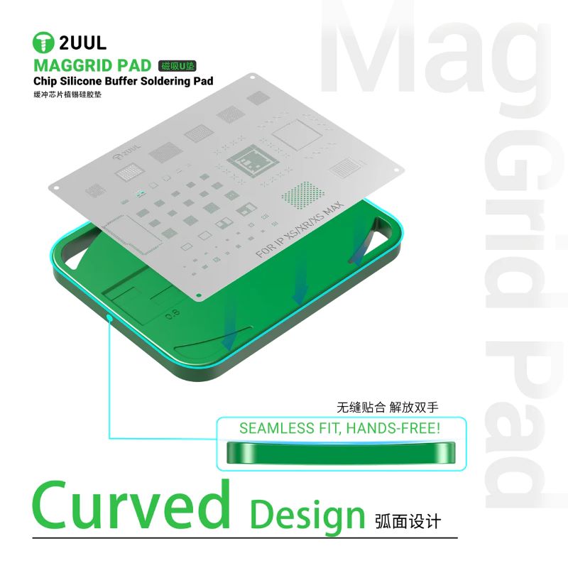 2UUL BH15 Mag Pad Chip Silicone Buffer Soldering Pad