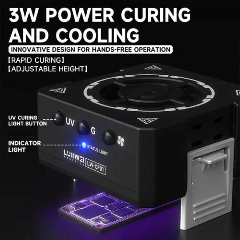 3W POWER CURING AND COOLING