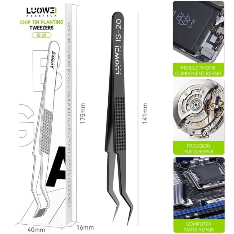 LUOWE CHIP TIN PLANTING TWEEZERS IS 20