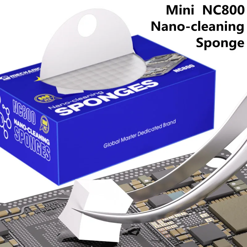 MECHANIC NC800 800PCS LCD Screen Nano Cleaning Sponge No Residue Cellphone PCB Motherboard Back Glass Camera Dust Cleaning