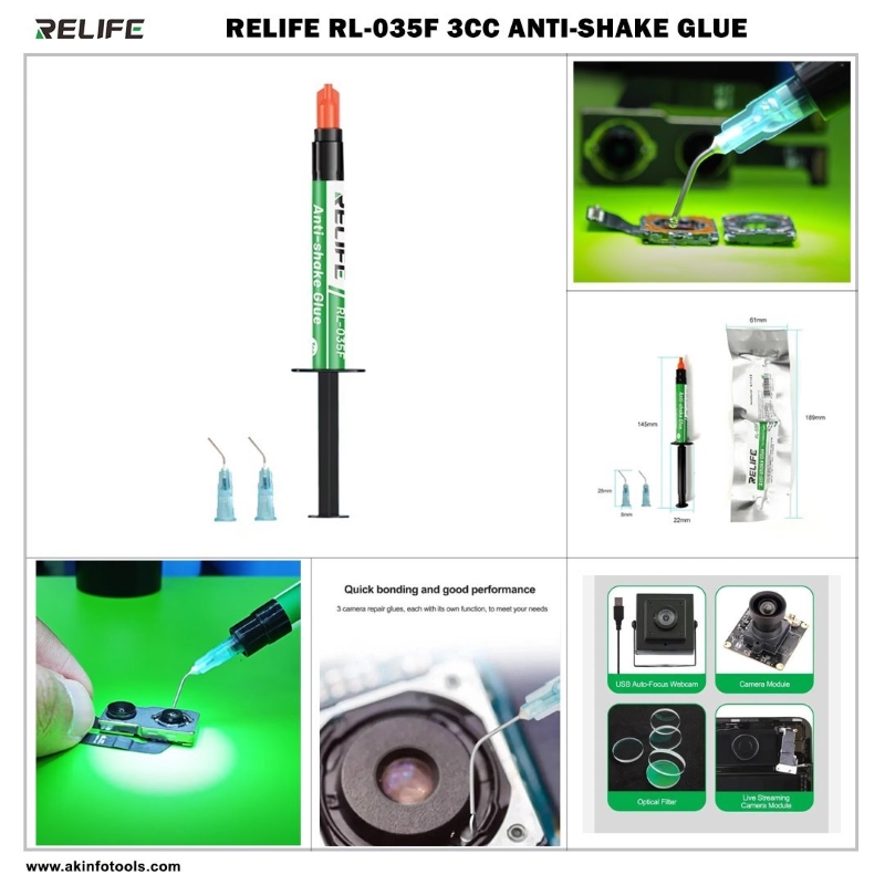 RELIFE RL 035F ANTI SHAKE GLUE FOR CAMERA REPAIR