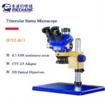 Mechanic D75T+B11 Trinocular Stereo Microscope with 0.7-5.0X Lens Zoom