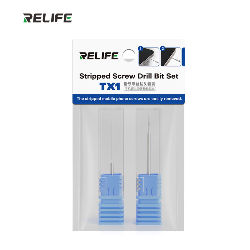RELIFE STRIPPED SCREW DRILL BIT SET TX1