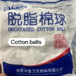 DEGREASED COTTON BALLS