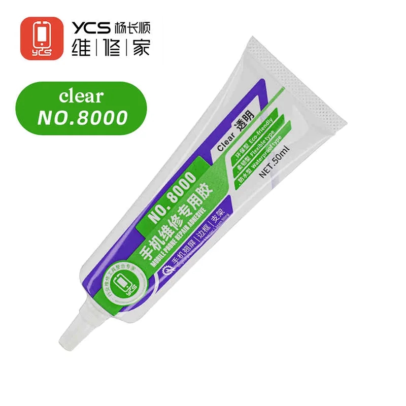 YCS NO.8000 CLEAR MOBILE PHONE ADHESIVE
