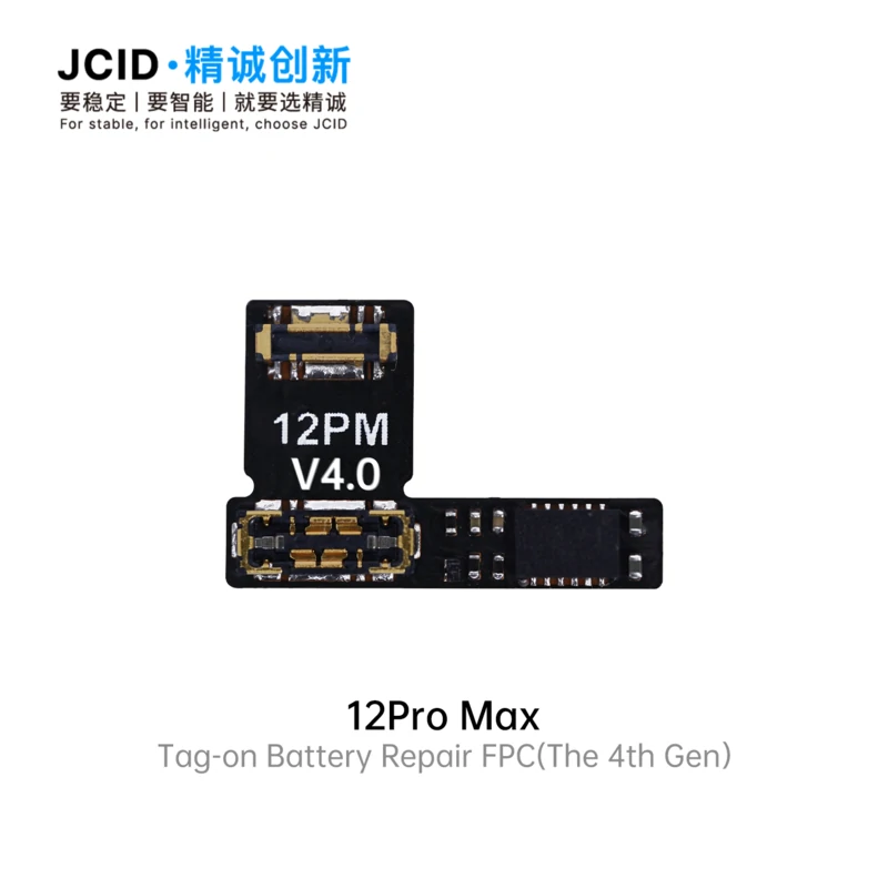 JCID iPhone 12 PRO MAX Battery Tag On Repair FPC