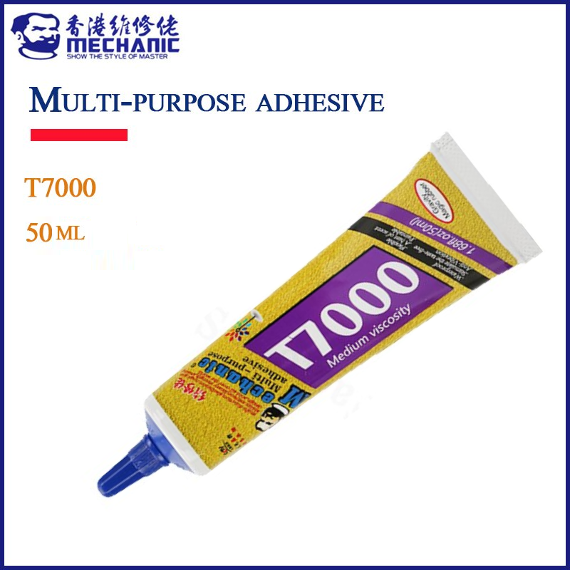 MECHANIC T7000 MULTI PURPOSE ADHESIVE MEDIUM VISCOSITY BLACK 1.68 fl.OZ 50ML