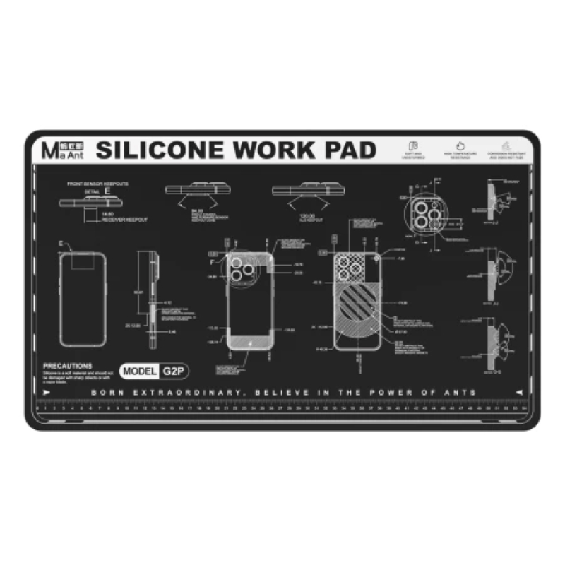 MaAnt SILICONE WORK PAD HEAT INSULATION PAD G2p for Mobile Repair