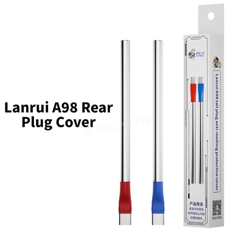 LANRUI A98 Type C Charging Tail Plug Port Anti melt Protection Cover