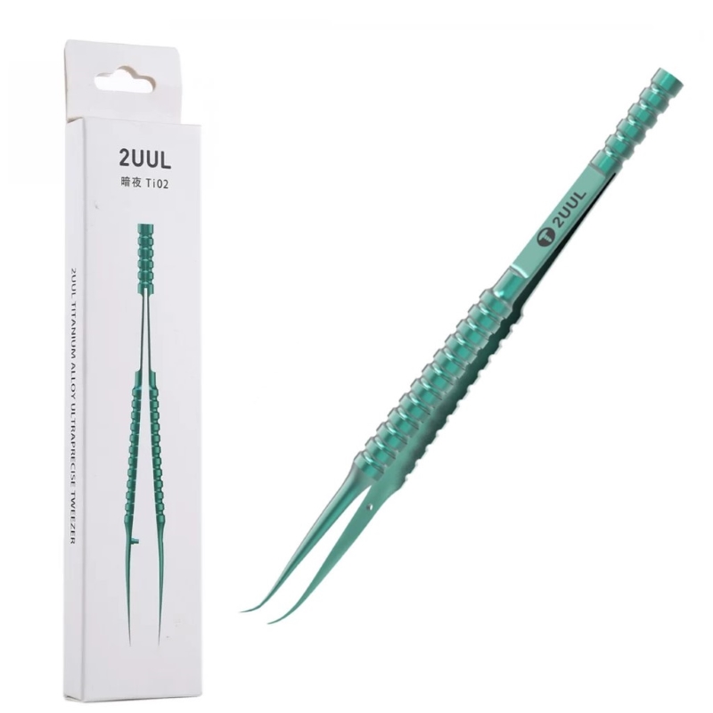 Straight Titanium Alloy Ultraprecise Tweezer